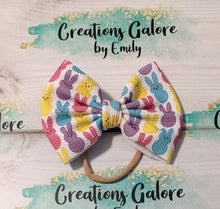 Load image into Gallery viewer, Easter Bunnies Print Headwraps &amp; Bows
