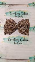 Load image into Gallery viewer, Tan Leopard Cheetah Print Headwraps &amp; Bows
