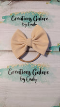 Load image into Gallery viewer, Cream Solid Bullet Headwraps &amp; Bows
