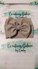 Load image into Gallery viewer, Sage Green Solid Bullet Headwraps &amp; Bows

