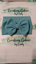 Load image into Gallery viewer, Dusty Jade Solid Bullet Headwraps &amp; Bows
