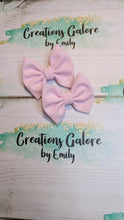 Load image into Gallery viewer, Light Pink Solid Bullet Headwraps &amp; Bows
