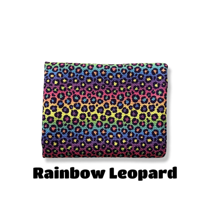 Rainbow Leopard Cheetah Print Headwraps & Bows