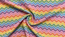 Load image into Gallery viewer, Spring Multi-Color Chevron Print Headwraps &amp; Bows
